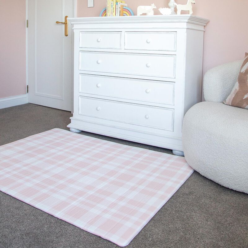 Little Finch Homepark Check Floor Mat - Small image number 11